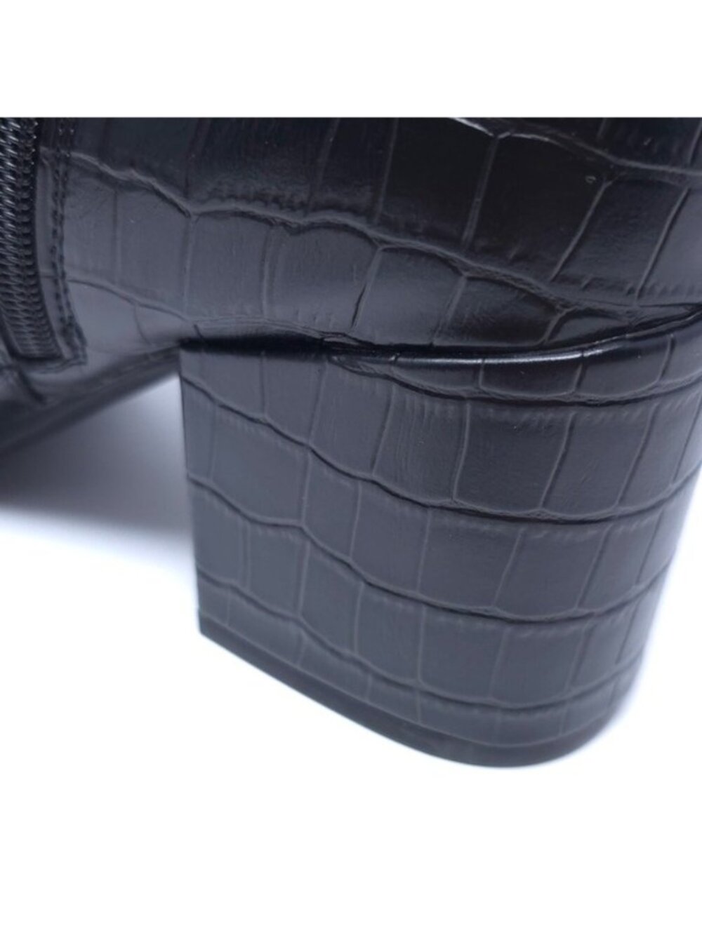 Kenneth Cole Reaction Women's Emerson Fashion Boot, Black Croco, 8M - Picture 7 of 13